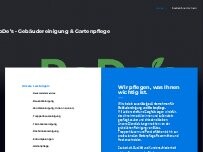 Website Screenshot RoDe’s - Gebäudereinigung & Gartenpflege