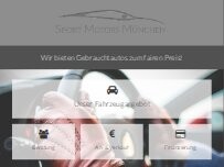 Website Screenshot SPORT MOTORS MÜNCHEN