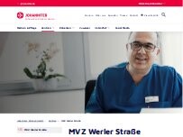 Website Screenshot MVZ Medizinisches Versorgungszentrum am Ev. Krankenhaus Hamm
