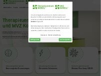 Website Screenshot Therapiezentrum und MVZ Koblenz