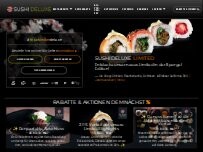 Website Screenshot Sushi Deluxe Braunschweig