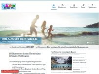 Website Screenshot Reisebüro Christin Hoffmann