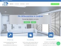 Website Screenshot pam-bauservice