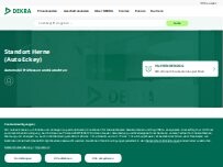 Website Screenshot DEKRA Standort Herne (Auto Eckey)