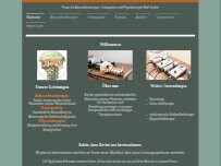 Website Screenshot Praxis für Atlasreflextherapie, Osteopathie und Physiotherapie Ralf Großer
