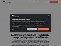 Website Screenshot Lagerwunder - Lager und Garagenpark Augsburg