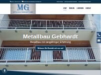 Website Screenshot Metallbau Roland Gebhardt GmbH