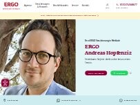 Website Screenshot ERGO Versicherung Andreas Hopfenziz