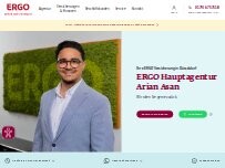 Website Screenshot ERGO Versicherung Arian Asan
