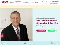 Website Screenshot ERGO Versicherung Alexander Schneider