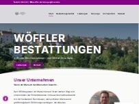 Website Screenshot Wöffler Bestattungen | Inh. Alexander W. Karla e.K.