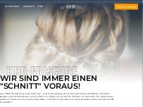 Website Screenshot KHR Friseur Belm