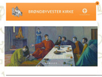 Brøndbyvester Kirkegård/Menighedsrådet website screenshot