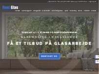 Website Screenshot REEL GLAS ApS