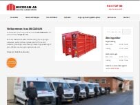 Website Screenshot MICODAN A/S