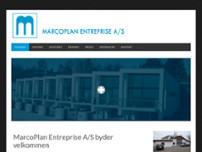 MarcoPlan Entreprise A/S website screenshot