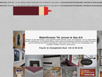 Malerfirmaet Th. Jensen & Søn A/S website screenshot