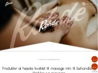Website Screenshot ROHDE PRODUITS V/ PERNILLE ROHDE