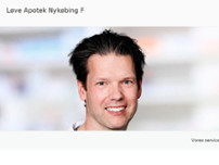 Løve Apotek Nykøbing F. website screenshot