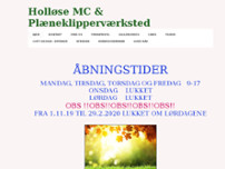 Holløse MC og Plæneklipperværksted website screenshot