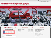 Holstebro Autogenbrug ApS website screenshot