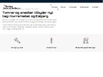 Website Screenshot BLÅBJERG TØMRER & SNEDKER ApS