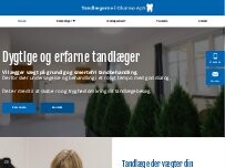 Website Screenshot Tandlægerne I Glumsø ApS