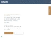 Website Screenshot Psykologpraksis V/ Fróði Debes