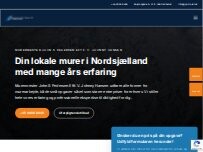 Website Screenshot Murermester John S Pedersen Eftf. V. Johnny Hansen