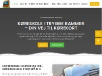 Website Screenshot Holst køreskole