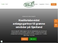 Website Screenshot Alslev Anlæg A/S