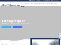 Website Screenshot Holst Begravelser