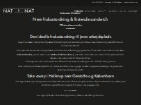 Website Screenshot Nat&Nat Sandwich ApS