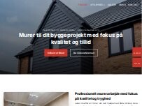 Website Screenshot Murerfirmaet Jonas Pedersen ApS