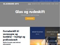 Website Screenshot glasmand ApS