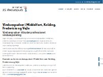 Website Screenshot JS Vinduespuds