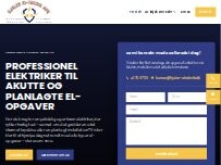Website Screenshot Hjuler EL-Teknik ApS