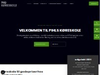 Website Screenshot Pihls Køreskole