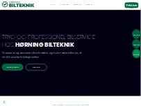Website Screenshot Bilteknik, Hørning ApS