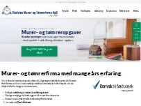 Website Screenshot Hadsten Murer-og Tømrerfirma ApS