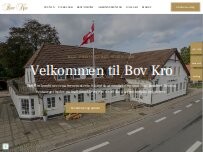Website Screenshot Bov Kro ApS