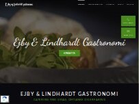 Website Screenshot Ejby & Lindhardt Gastronomi