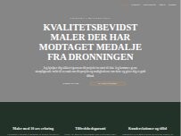 Website Screenshot Maleren Nicolai Felix