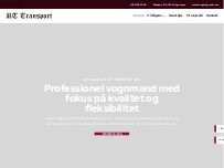 Website Screenshot RT TRANSPORT ApS