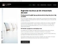 Website Screenshot Let Bogføring ApS