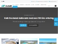Website Screenshot DANKALK K/S