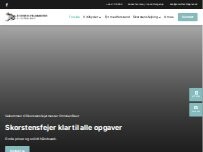 Website Screenshot Skorstensfejermester Christian Bast