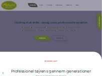 Website Screenshot HOLMGÅRD RENS & VASK - Brøndby ApS