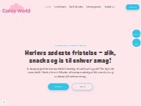 Website Screenshot The Candy World ApS