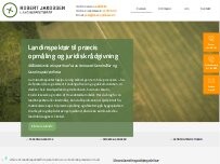 Website Screenshot Robert Jakobsen Landinspektører ApS